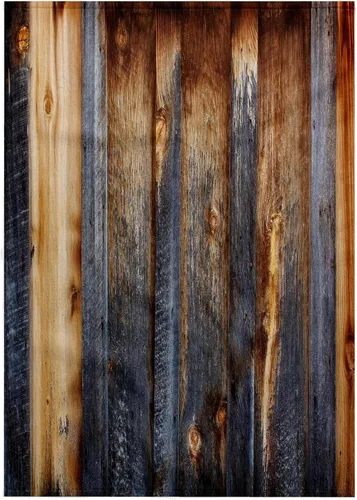 3dRose Toalla de mano de baño de 22 x 30 - Texturas de aspecto de madera de granero marrón