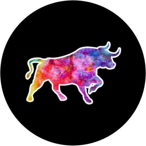 Miniatura 3 de Show Livestock Bulls Vet Tech – PopSockets agarre y soporte para teléfonos y tabletas, Negro