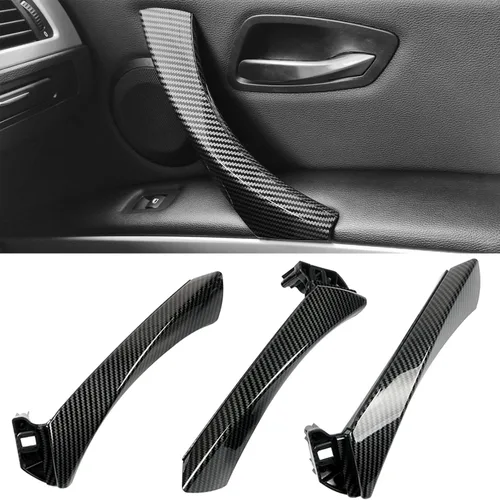 Miniatura 15 de Jaronx Compatible con BMW Serie 3 Manija de puerta E90/E91/E92/E93 2004-2011, juego de 6 piezas de repuesto de manija de puerta interior izquierda