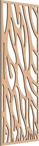 Miniatura 131 de 9 3/8"W x 24 3/8"H x 1/4"T Bristol Decorativos Paneles de Pared de Madera Calado, Cereza
