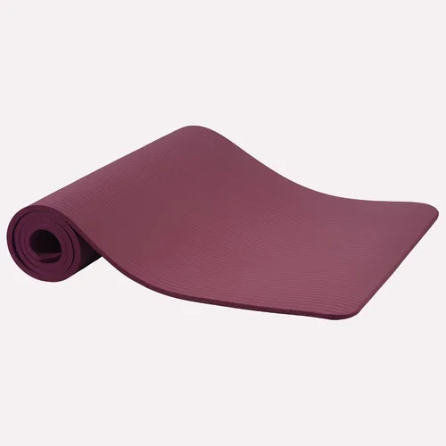 Miniatura 2 de Fitvids Tapete de yoga de 1/2 pulgada, extra grueso, de alta densidad, antidesgarros, con correa de transporte, adecuado para varios ejercicios