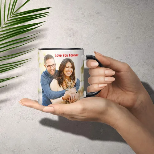 Miniatura 2 de Taza de café personalizada – Tazas personalizadas con texto en imagen, logotipo personalizado con nombre, taza de cerámica – Cumpleaños