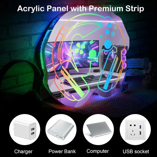 Miniatura 9 de Game Ear Phone Neon Sign