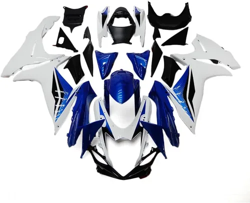 Miniatura 270 de Kit de carenado de inyección azul, negro y blanco para Suzuki GSXR600 GSX750 2006 2007 GSXR 600 GSX-R750 06 07 ABS Carenado de plástico completo