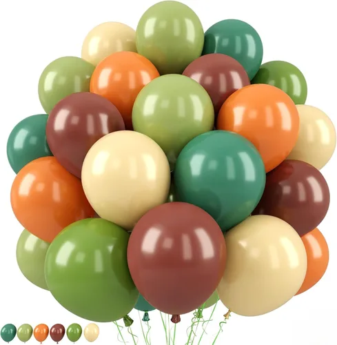 Miniatura 10 de Globos Rojo Blanco Azul, 50 Piezas 12 Pulgadas con Estampado de Estrellas, Globos de Látex Rojo Real Azul Confeti para el 4 de Julio, Día