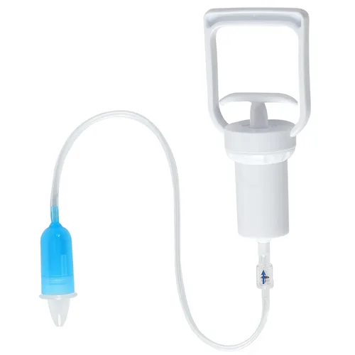 Aspirador nasal para bebés y portátil, succión fuerte, fácil de operar, reutilizable, fácil de transportar y limpiador de nariz de silicona suave