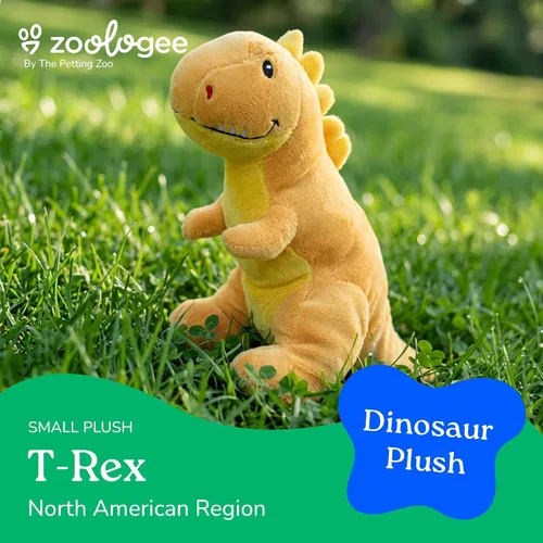 Miniatura 5 de The Petting Zoo ZOOLOGEE T-Rex - Peluche de dinosaurio T-Rex de 11 pulgadas