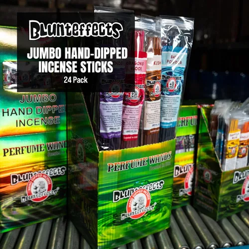 Miniatura 2 de Blunteffects Exhibición de incienso JUMBO sumergida a mano (24 surtidos) 19