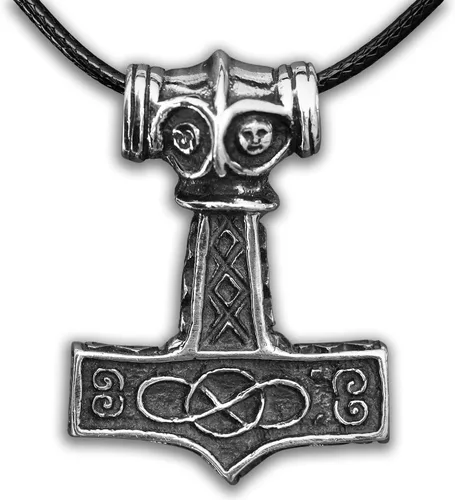 Miniatura 29 de Baldur Jewelry - Collar con Colgante de Martillo de Thor Mjölnir - Joyería Vikinga Nórdica de Thor - Collar de Thor - Regalos de Thor para Hombres