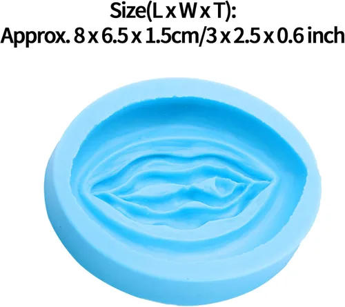 Miniatura 7 de Freebily Molde de silicona novedoso para mujer, forma genital, molde de chocolate, molde para hornear, fondant, decoración de tartas, herramientas
