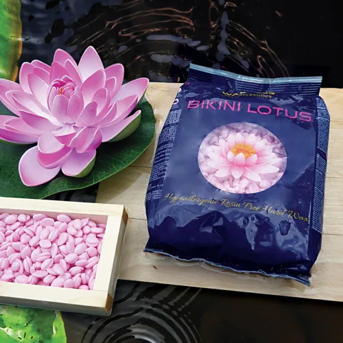 Miniatura 2 de Waxness Bikini Lotus - Cuentas de cera dura 0.8 lb (400 g) – Cera sin estrangulamiento sin colofonia para bikini y zonas sensibles, uso profesional
