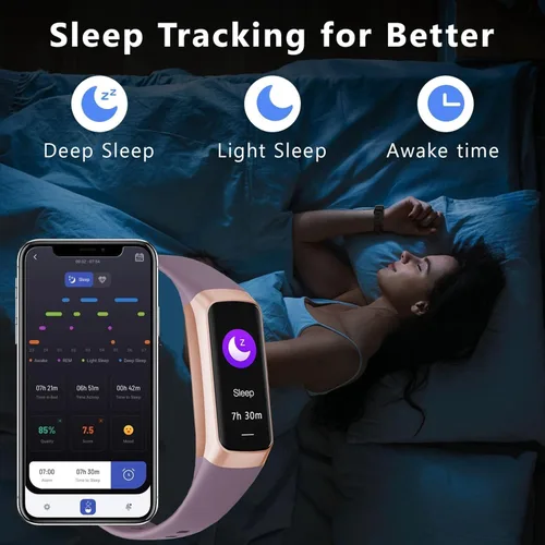 Miniatura 5 de Fitness Tracker with Heart Rate/Blood Oxygen/Sleep Monitor, 20+ Sports Modes Smart Watches for Women/Men, Activity & Step Tracker Smart Watch for