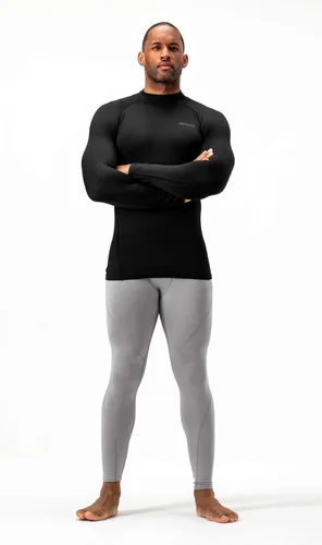 Miniatura 3 de DEVOPS 2 Pack Men's Thermal Turtle Mock Neck Shirts, Compression Long Sleeve Tops and Hoodies