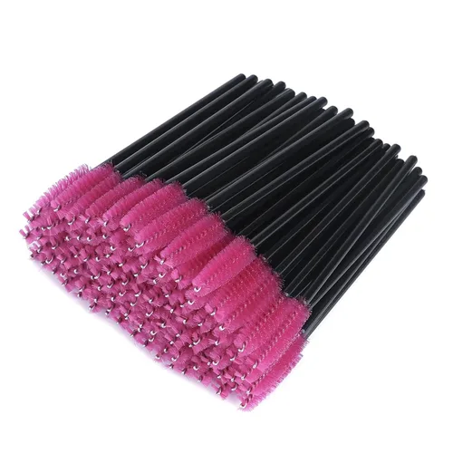 Miniatura 18 de G2PLUS 300 unidades de brochas desechables para rímel, kit de maquillaje con cepillo de pestañas de cristal, varillas ajustables para extensiones