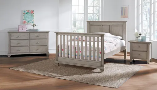 Miniatura 3 de Oxford Baby Kit universal de conversión de cama matrimonial, lavado a piedra, certificado GreenGuard Gold Desteñido (Stone Wash)