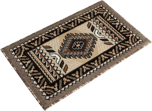 Miniatura 3 de YHSF Alfombra del suroeste para sala de estar, dormitorio, cocina y más, fácil de limpiar, suave y duradera, alfombra tribal nativa americana, a