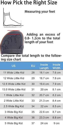 Miniatura 6 de WHITIN Zapatos descalzos anchos para niños pequeños y grandes Zapatillas minimalistas para niños y niñas Splay naturalmente Ligero