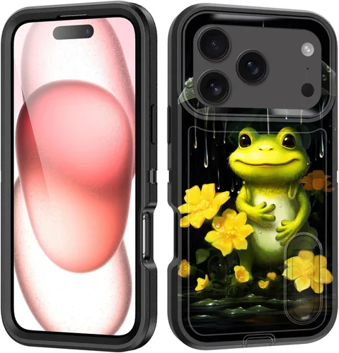 Miniatura 119 de Funda para iPhone Air con soporte integrado, a prueba de golpes, polvo y caídas, 3 capas, grado militar, funda protectora para iPhone Air de 6.5