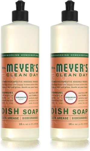 Miniatura 48 de Mrs. Meyer's - Detergente líquido para platos, aroma a pinos de Iowa, fórmula biodegradable, edición limitada, paquete de 3 unidades, 16 fl oz