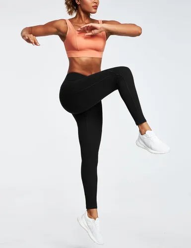 Miniatura 5 de Ewedoos - Leggings con bolsillos para mujer, de talle alto, pantalones de yoga, pantalones de entrenamiento, con levantamiento de glúteos