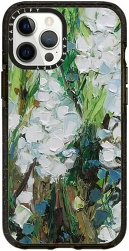 Miniatura 45 de Funda CASETiFY Impact para iPhone 12 Pro Max - Blanco Nubes - Negro Claro Nubes Blancas