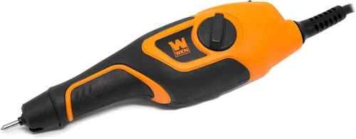 Miniatura 2 de WEN 21D Gravador de ponta de carboneto de profundidade variável para madeira e metal, leve, velocidade variável, compacto, laranja Naranja