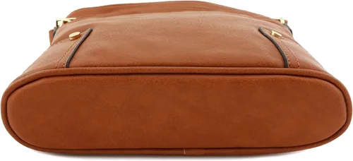 Miniatura 4 de Bolso cruzado grande con triple bolsillo con cremallera.