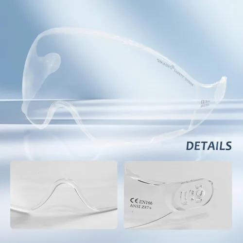 Miniatura 3 de SMASYS Casco de seguridad ABS ajustable con visera de suspensión de 6 puntos perfecto para construcción y escalada Visera transparente-6
