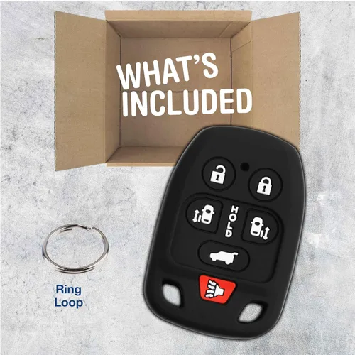 Miniatura 3 de KeyGuardz - Carcasa exterior de goma suave para llave de coche, 6 botones, para Honda Odyssey N5F-A04TAA