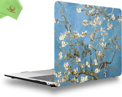 Miniatura 26 de Carcasa para MacBook Air de 13 pulgadas, UESWILL, carcasa rígida mate de tacto suave para MacBook Air de 13 pulgadas (Modelo A1466 / A1369) de Negro