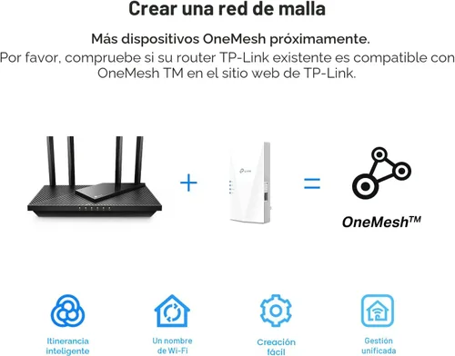 Miniatura 5 de TP-Link AX3000 - Extensor de Rango WiFi 6 Internet Booster (RE700X), Banda Dual, Modo AP con Puerto Gigabit, OFDMA, Beamforming, Configuración por