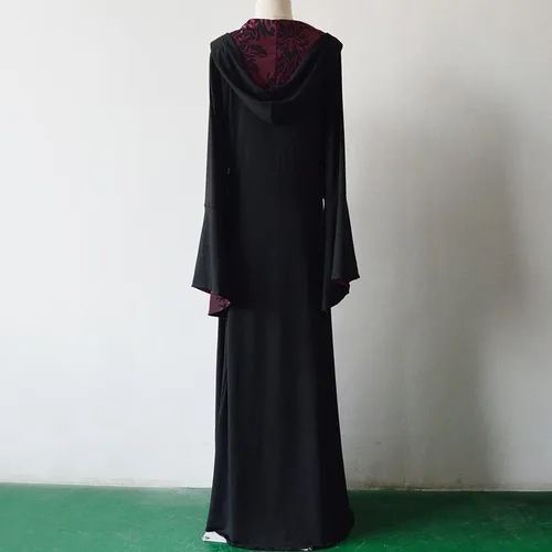 Miniatura 3 de YUTANRAL Vestido de Halloween para mujer, vestido largo de moda de talla grande, vestido gótico medieval vintage, vestido renacentista, disfraz