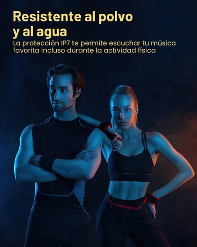 Miniatura 6 de Auriculares inalámbricos, auriculares Bluetooth 5.4 deportivos, auriculares sobre la oreja con micrófono de cancelación de ruido ENC, 48H