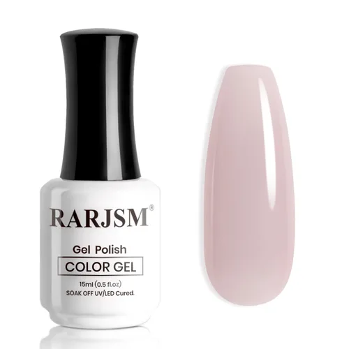 Miniatura 53 de RARJSM Esmalte de Uñas en Gel Nude Transparente Rosa Saludable Claro Esmalte de Uñas en Gel Nude Transparente Rosa Intenso Gelatinoso Barniz de Uñas