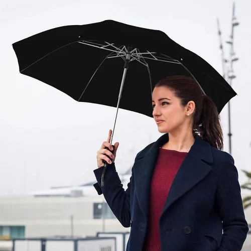 Miniatura 21 de STROMBERGBRAND UMBRELLAS The Spectrum Popular Style - Paraguas de viaje compacto de 42 pulgadas para lluvia, viento y sol, resistente y ligero