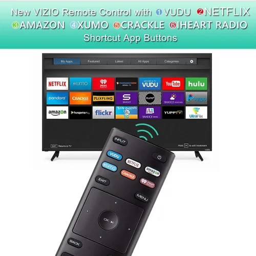 Miniatura 2 de XRT-136 XRT136A Control remoto universal apto para todos los televisores Vizio LED LCD HD 4K UHD HDR (Serie D E-Series M Serie P Serie V) 24 32 40