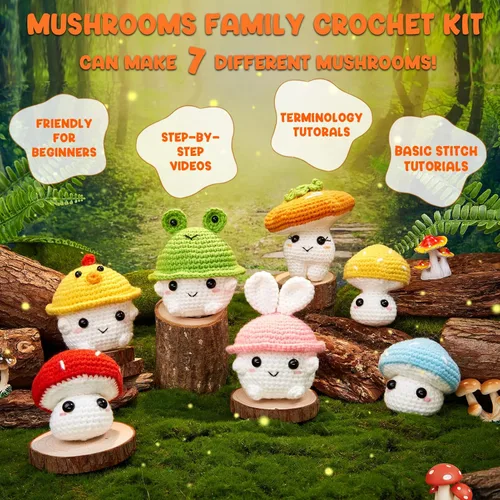 Miniatura 2 de MAGIMUSE Kit de ganchillo para principiantes, kits de inicio de ganchillo para adultos Amigurumi kits de ganchillo para tejer manualidades
