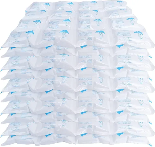 Bolsas de hielo seco para envío de alimentos congelados, hojas de hielo frío reutilizables para enfriadores, bolsa de almuerzo, hojas de manta de