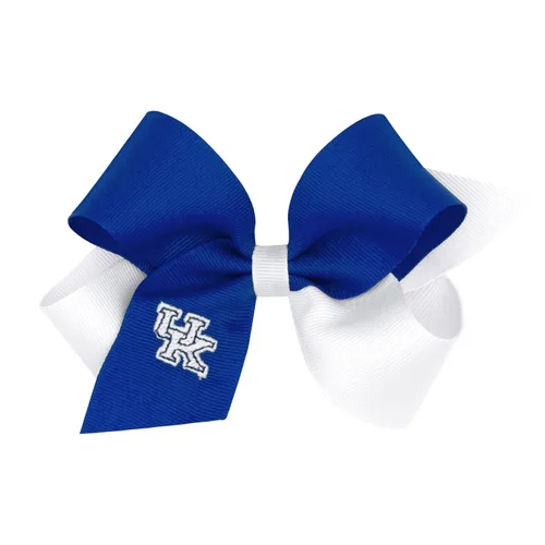 Miniatura 11 de Divine Creations - Lazo para el pelo de dos tonos para niñas con temática universitaria para el día del juego, por Wee Ones en un clip WeeStay