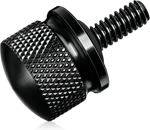 Amazicha Perno de asiento de aluminio negro con tornillo, compatible con Harley Davidson Sportster Softail Touring Dyna 1996-2026