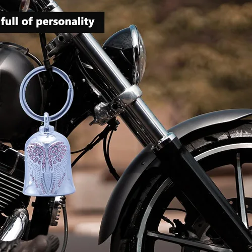 Miniatura 4 de Motorcycle Women Bells - Motorcycle Angel Bell for Men Women,Bell Biker Accessory,Guard Riding Safety