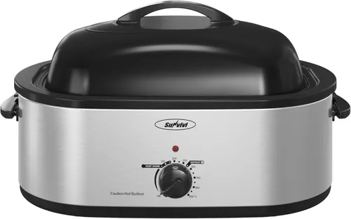 Miniatura 7 de Sunvivi Horno Tostador con Tapa de Autohilvanado, Horno Eléctrico de 20 Cuartos con Bandeja y Rejilla Extraíbles, Control de Temperatura de Rango