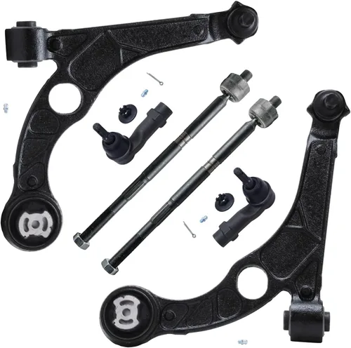 Miniatura 249 de Detroit Axle - Kit de extremo delantero para Chrysler 300 Dodge Charge Challenger 2011-2023, 2 brazos de control inferiores traseros 2 rótulas