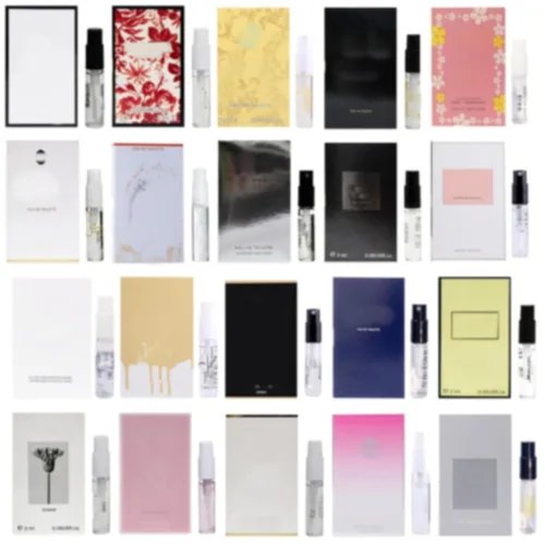 Dirstic 20 muestras de fragancias de diseñador, colección de muestras de fragancias de diseñador para mujer, viales de perfume de lujo de alta gama