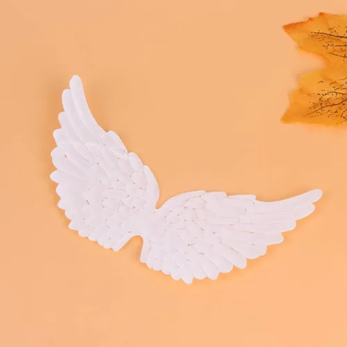 Miniatura 4 de 2 alas de mariposa blancas para manualidades, adornos de paloma, alas de hierro para manualidades, mochilas para niñas, parche para coser vestido