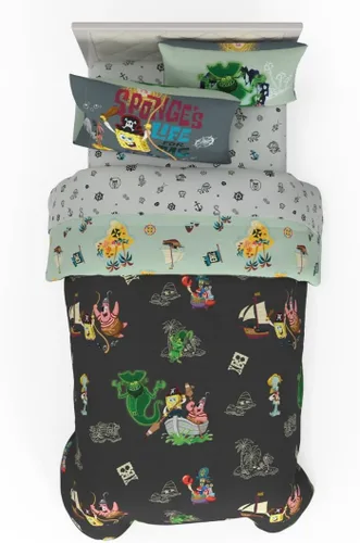 Miniatura 25 de Franco - Juego de ropa de cama para niños, edredón y sábanas supersuaves con funda de almohada, 5 piezas, tamaño individual, Jurassic World, 6A1348