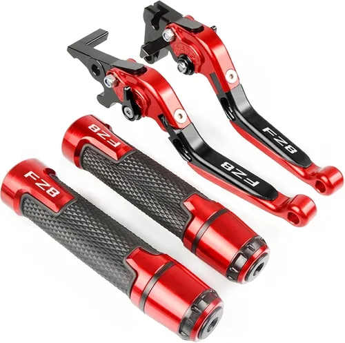 Miniatura 11 de Embrague de freno para motocicleta, palanca de freno extensible, ajustable, plegable, empuñaduras de mano de aluminio CNC con logotipo para Yamaha
