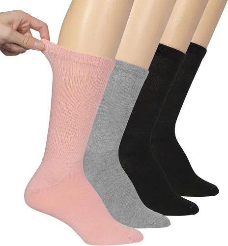 Miniatura 23 de Dr. Scholl's Calcetines circuladores y diabetes para mujer – Paquetes de 4, 6 y 12 pares – Control de la humedad no vinculante