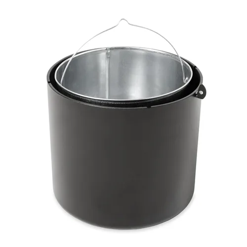 Miniatura 5 de Rubbermaid 9W33BLA Infinity receptáculo tradicional comercial para fumar, 4.1 galones, 39 pulgadas de alto, negro