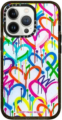 Miniatura 340 de Funda Impact de CASETiFY para iPhone 13 Pro Max con Magsafe - Estuche Claro Cuento de Invierno - Claro Negro Estuche transparente Winter Tale